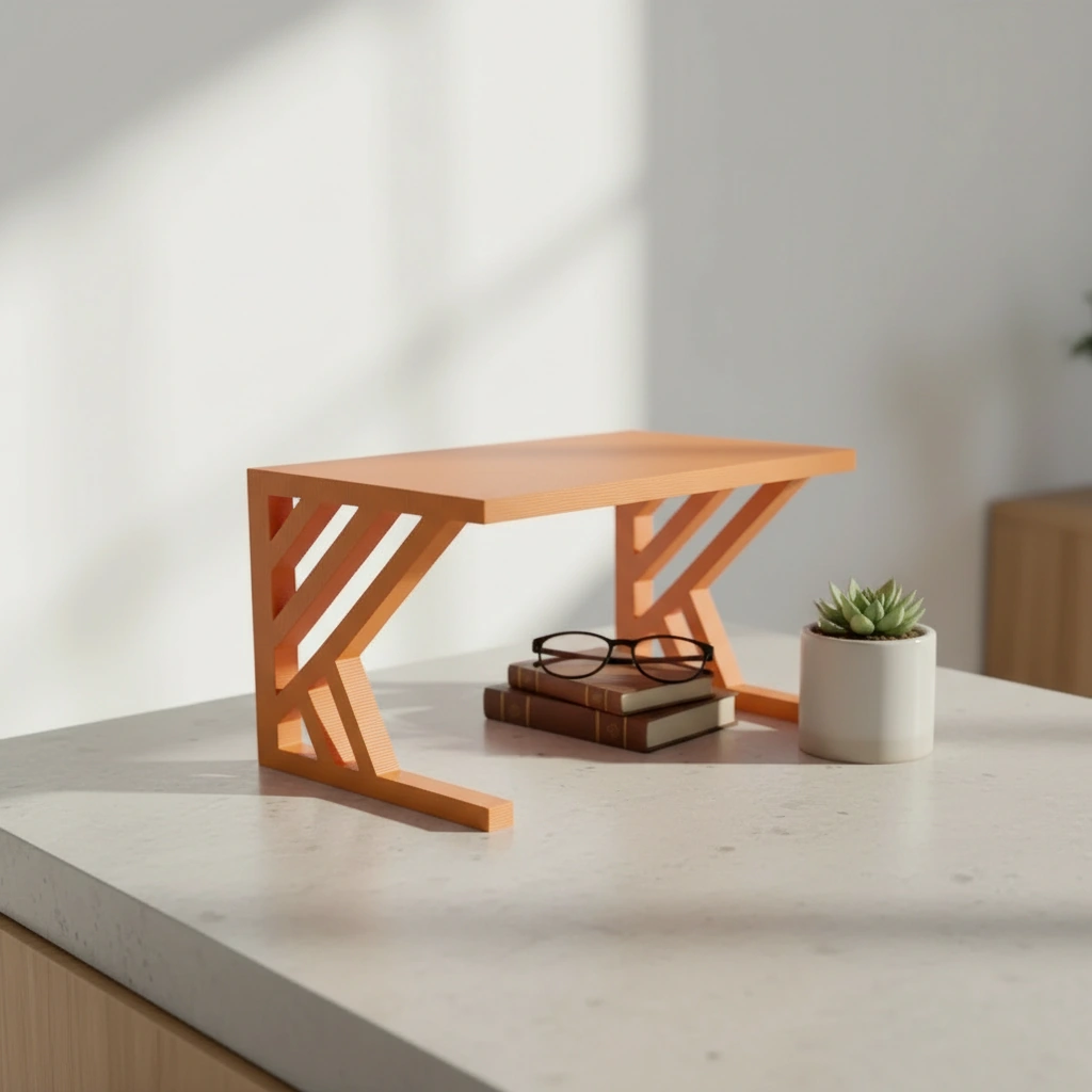 Raft Organizator Etajerat Universal pentru Obiecte Mici - Orange compozit mat, imprimare 3D Vibecraft