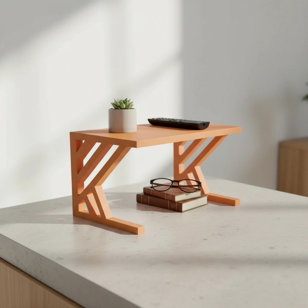 Raft Organizator Etajerat Universal pentru Obiecte Mici - Orange compozit mat, imprimare 3D Vibecraft