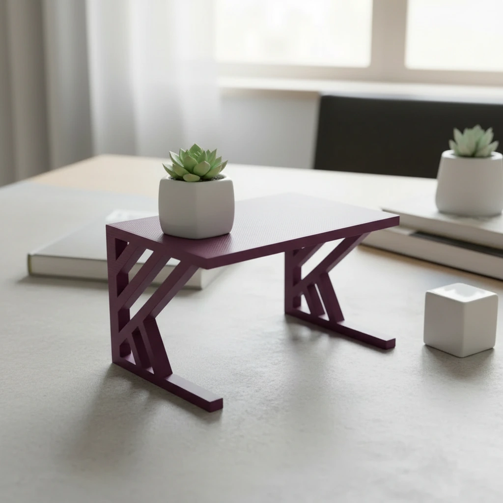 Raft Organizator Etajerat Universal pentru Obiecte Mici - Purple red compozit mat, imprimare 3D Vibecraft