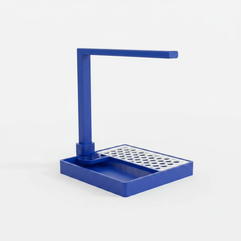 Suport Organizator Bucătărie Modern pentru Bureți și Lavete - culoare Albastru, imprimare 3D Vibecraft
