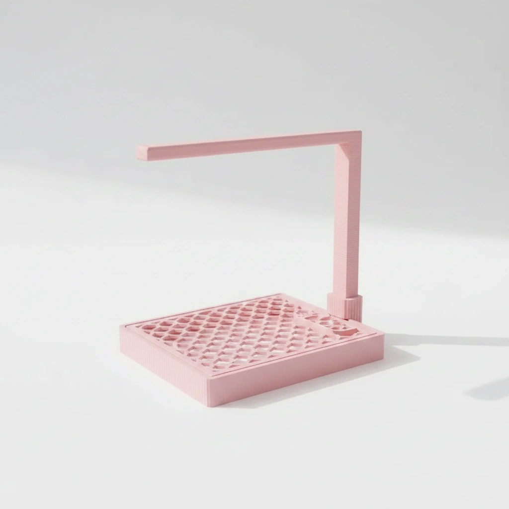 Suport Organizator Bucătărie Modern pentru Bureți și Lavete - culoare Roz, imprimare 3D Vibecraft