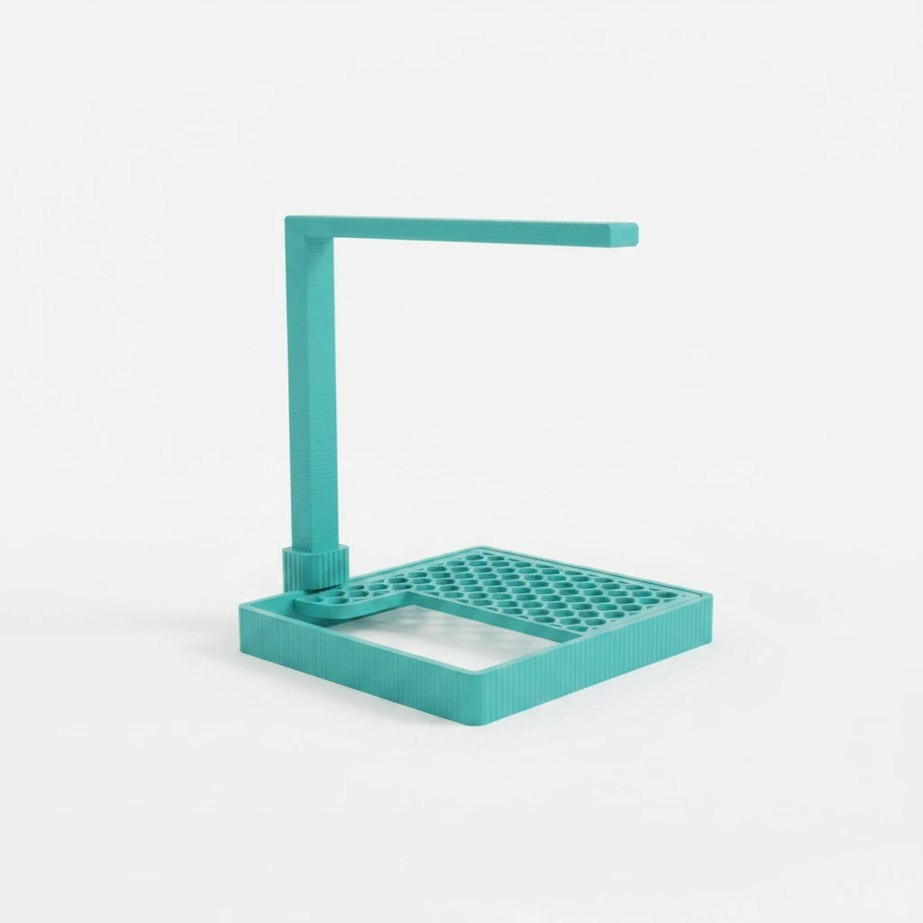 Suport Organizator Bucătărie Modern pentru Bureți și Lavete - culoare Albastru verzui, imprimare 3D Vibecraft
