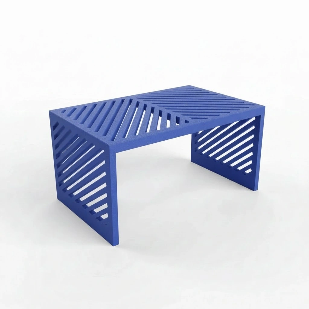 Mini Raft Suport Etajeră Organizator Multi-funcțional pentru Birou și Casă - culoare Albastru, imprimare 3D Vibecraft