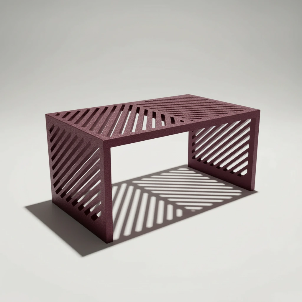 Mini Raft Suport Etajeră Organizator Multi-funcțional pentru Birou și Casă - culoare Roșu, imprimare 3D Vibecraft