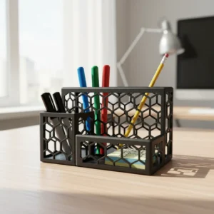 Organizator Birou Suport Obiecte Design Fagure Desktop - variante de culoare, produs imprimat 3D Vibecraft