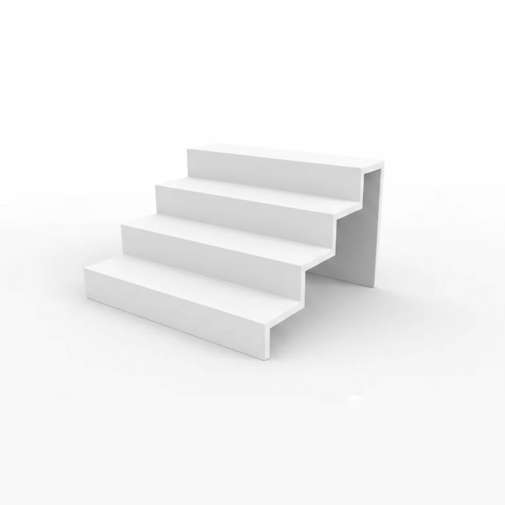 Raft Etajat Organizator Universal Suport de Expunere pentru Obiecte Mici - culoare Alb, produs imprimat 3D Vibecraft