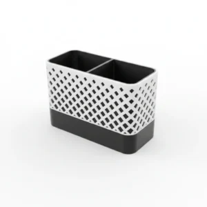 Organizator Suport Universal pentru Telecomenzi și Accesorii, Design Modern Imprimat 3D - culoare Alb, produs imprimat 3D Vibecraft