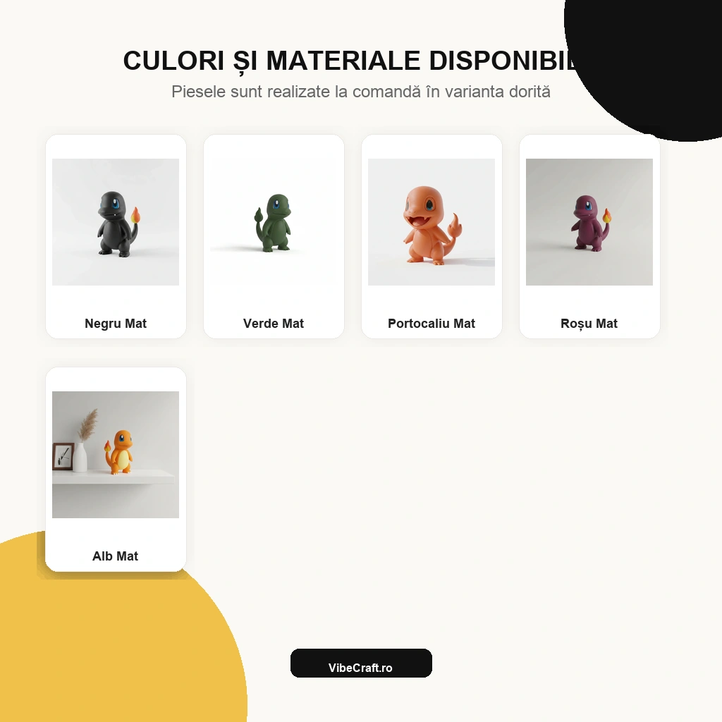 Figurină Decorativă Scenă Umoristică cu Personaj Stilizat - paleta de culori disponibile, produs imprimat 3D Vibecraft