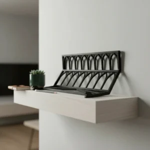 Panou Decorativ de Perete Arhitectural Imprimat 3D - Negru compozit mat, imprimare 3D Vibecraft