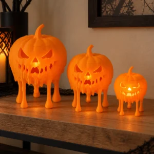vc-mw-1860299-set3-vibecraft-ai-original-set-02 Set 3 dovleci Halloween topiți pentru decor LED, 8 × 8 × 8,7 cm fiecare - imagine produs, produs imprimat 3D Vibecraft