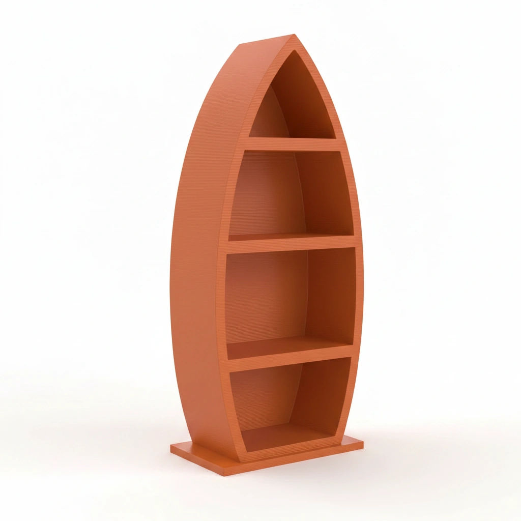 Figurină Decorativă Cactus Yoga, Accent Relaxant pentru Spațiu - culoare Portocaliu, imprimare 3D Vibecraft