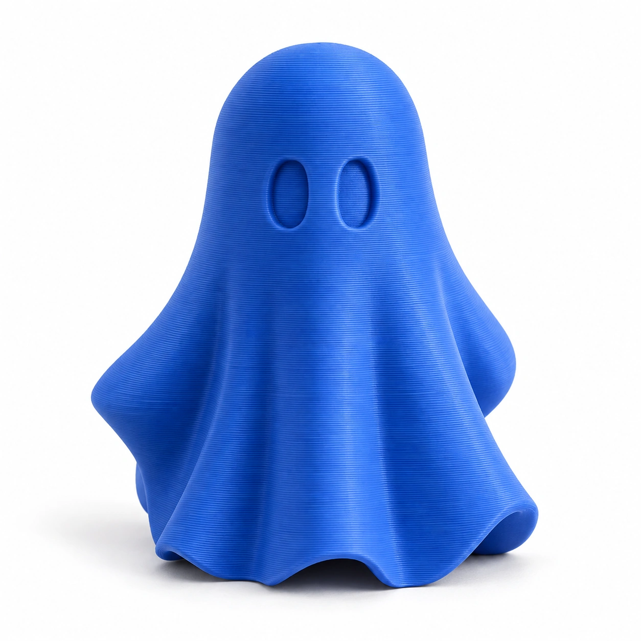 Figurină fantomă minimalistă Halloween, imprimată 3D - 6,81 × 6,56 × 8 cm - culoare Albastru, imprimare 3D Vibecraft